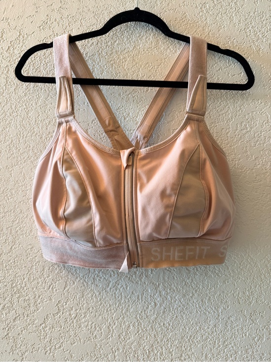 SHEFIT Other - SHEFIT High Impact Front Zipper Adjustable Straps Sports Bra Pink Size 3 Luxe